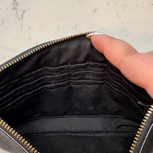 Coach Black Textured Wristlet - Picture 6 of 7